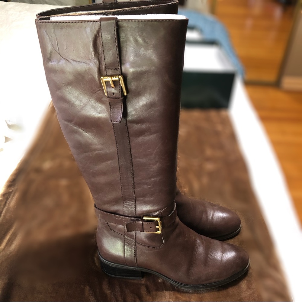 Ralph Lauren Shoes | Monica Boots (Dark Brown)